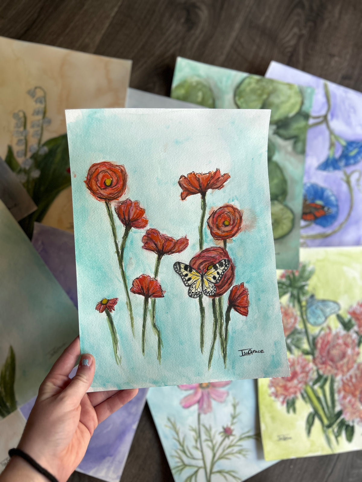 August - Birth Month Flower Collection