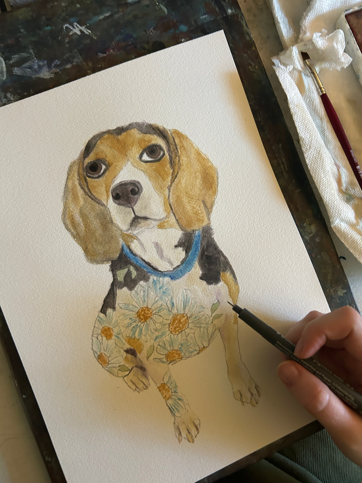 Custom Watercolor Pet Portraits (ONLY 5 SPOTS LEFT)