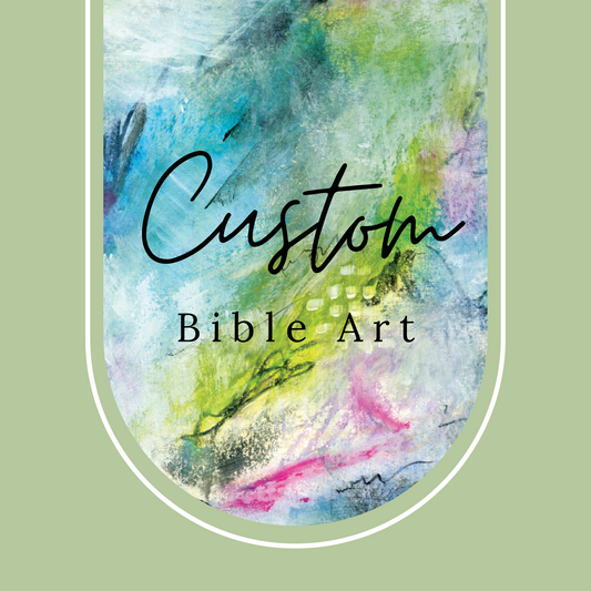 Custom Hand-Painted Bible